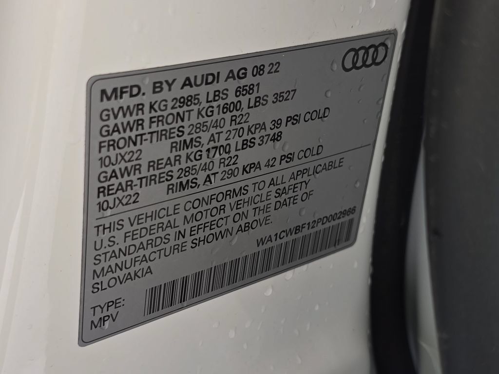 Used 2023 Audi SQ8 Prestige AWD/4WD image 37