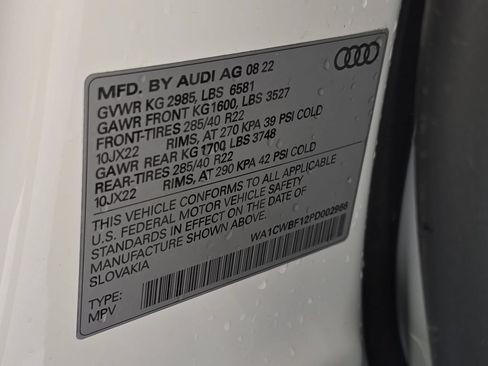 Used 2023 Audi SQ8 Prestige AWD/4WD image 37
