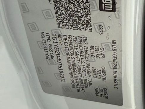 New 2026 Chevrolet Corvette Stingray image 34