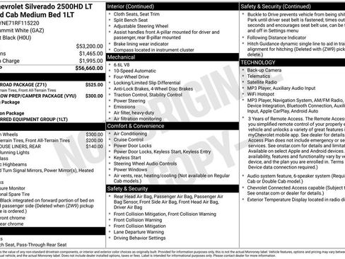 Used 2024 Chevrolet Silverado 2500 LT w/ Z71 Off-Road Package AWD/4WD image 3