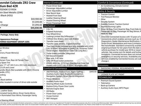 Used 2019 Chevrolet Colorado ZR2 image 6