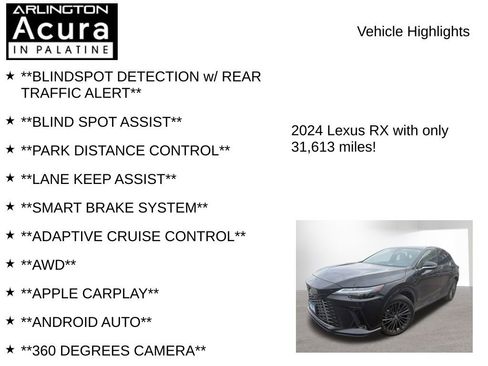 Used 2024 Lexus RX 350 Premium w/ Convenience Package image 8