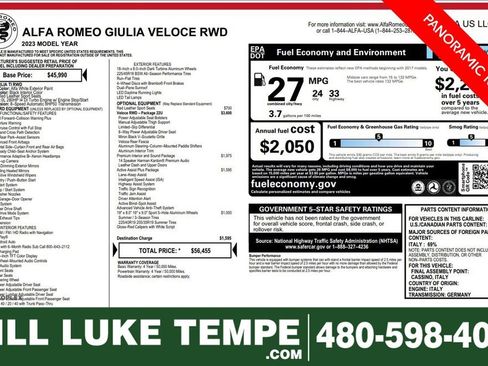 Used 2023 Alfa Romeo Giulia Veloce image 1