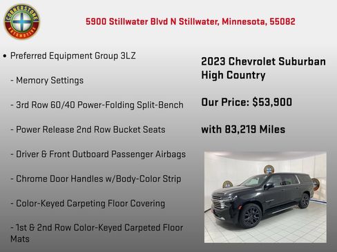 Used 2023 Chevrolet Suburban High Country AWD/4WD image 5