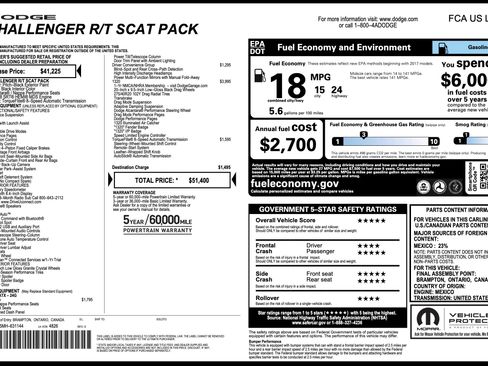Used 2021 Dodge Challenger R/T Scat Pack w/ 1320 Plus Group RWD image 4