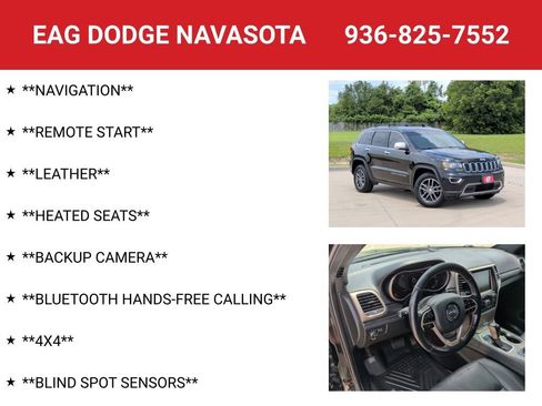 Used 2017 Jeep Grand Cherokee Limited AWD/4WD image 4