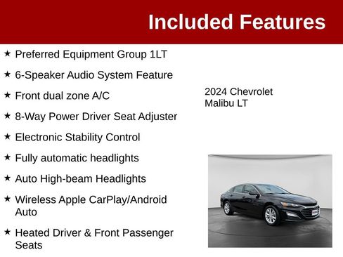 Used 2024 Chevrolet Malibu LT FWD image 3