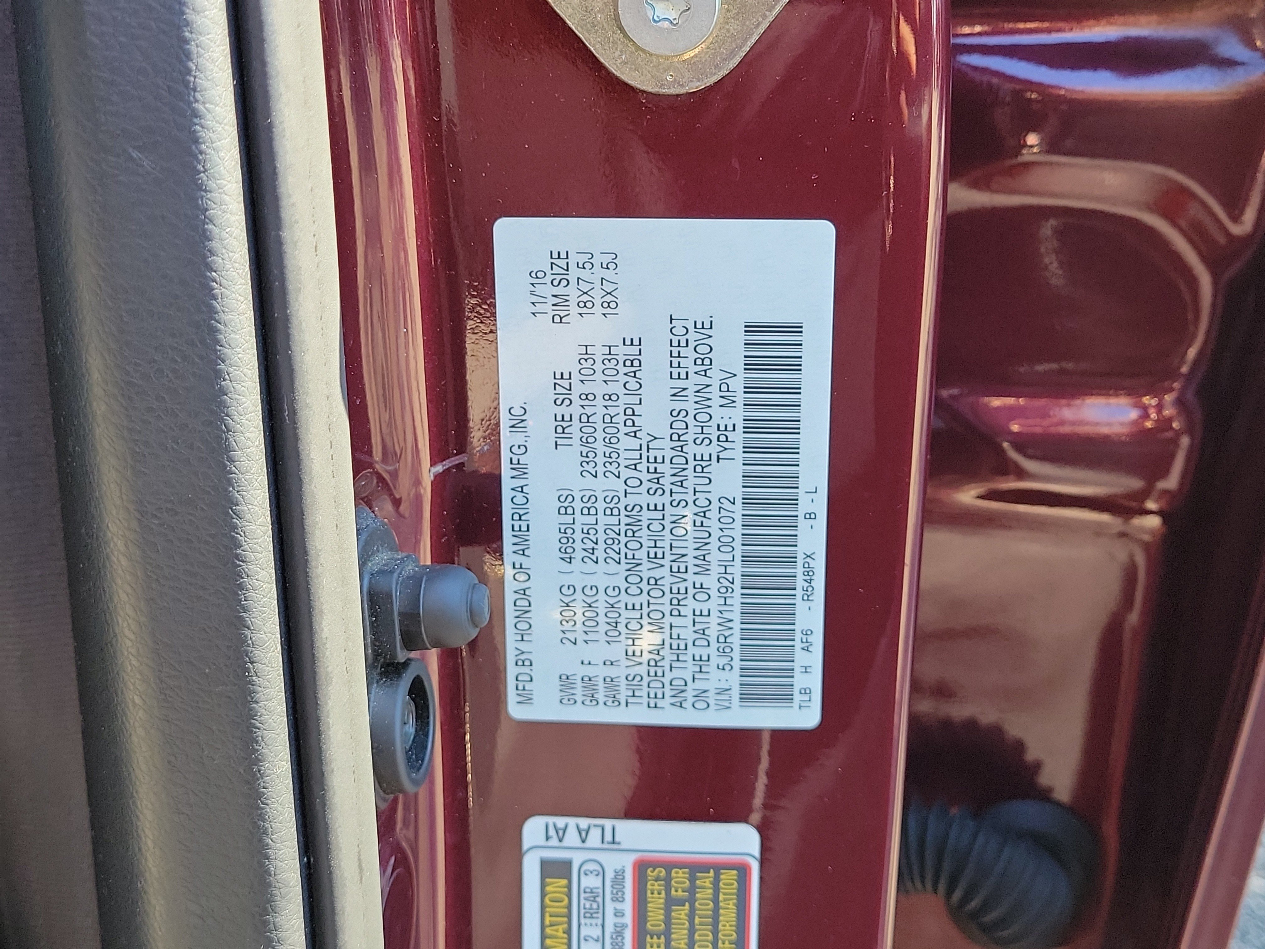 Used 2017 Honda CR-V Touring image 33