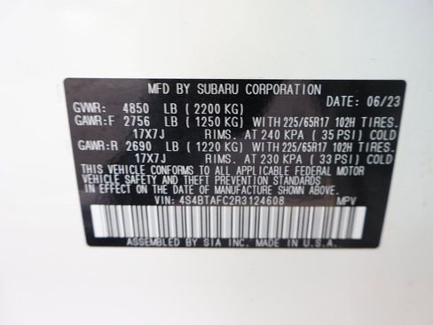 Used 2024 Subaru Outback Premium image 42