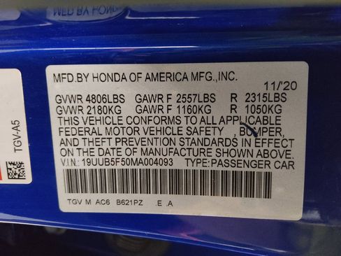 Used 2021 Acura TLX w/ A-SPEC Package FWD image 33