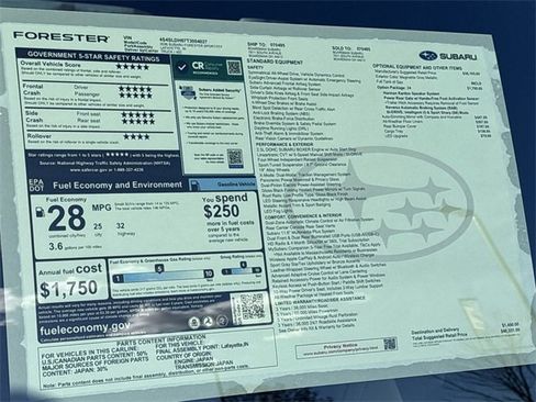 New 2026 Subaru Forester Sport image 30