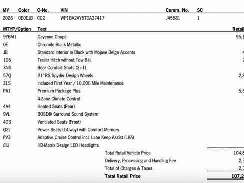 New 2026 Porsche Cayenne image 44