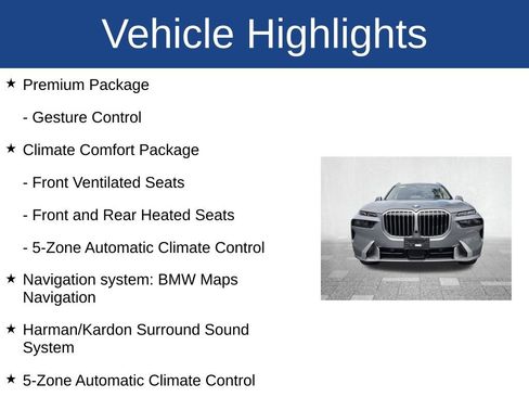 Used 2025 BMW X7 xDrive40i AWD/4WD image 4