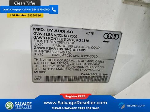 Used 2018 Audi SQ5 Premium Plus w/ S Sport Package AWD/4WD image 17