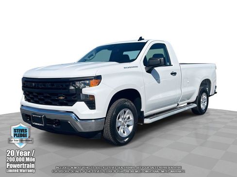 Certified 2025 Chevrolet Silverado 1500 W/T RWD image 1