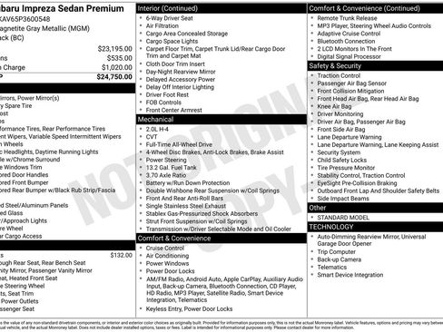 Certified 2023 Subaru Impreza Premium image 33