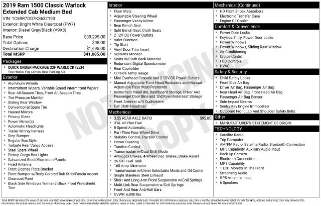 Used 2019 RAM 1500 Warlock AWD/4WD image 39