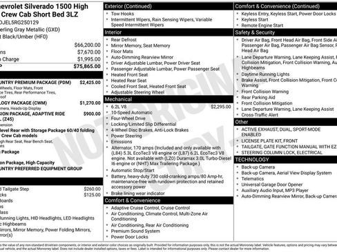 Used 2024 Chevrolet Silverado 1500 High Country w/ High Country Premium Package image 36