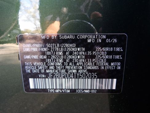 New 2026 Subaru Outback Limited AWD/4WD image 33