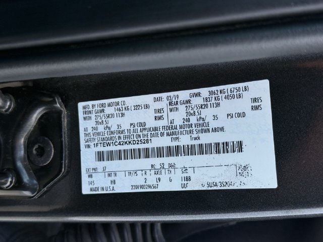 Used 2019 Ford F150 Lariat RWD image 35