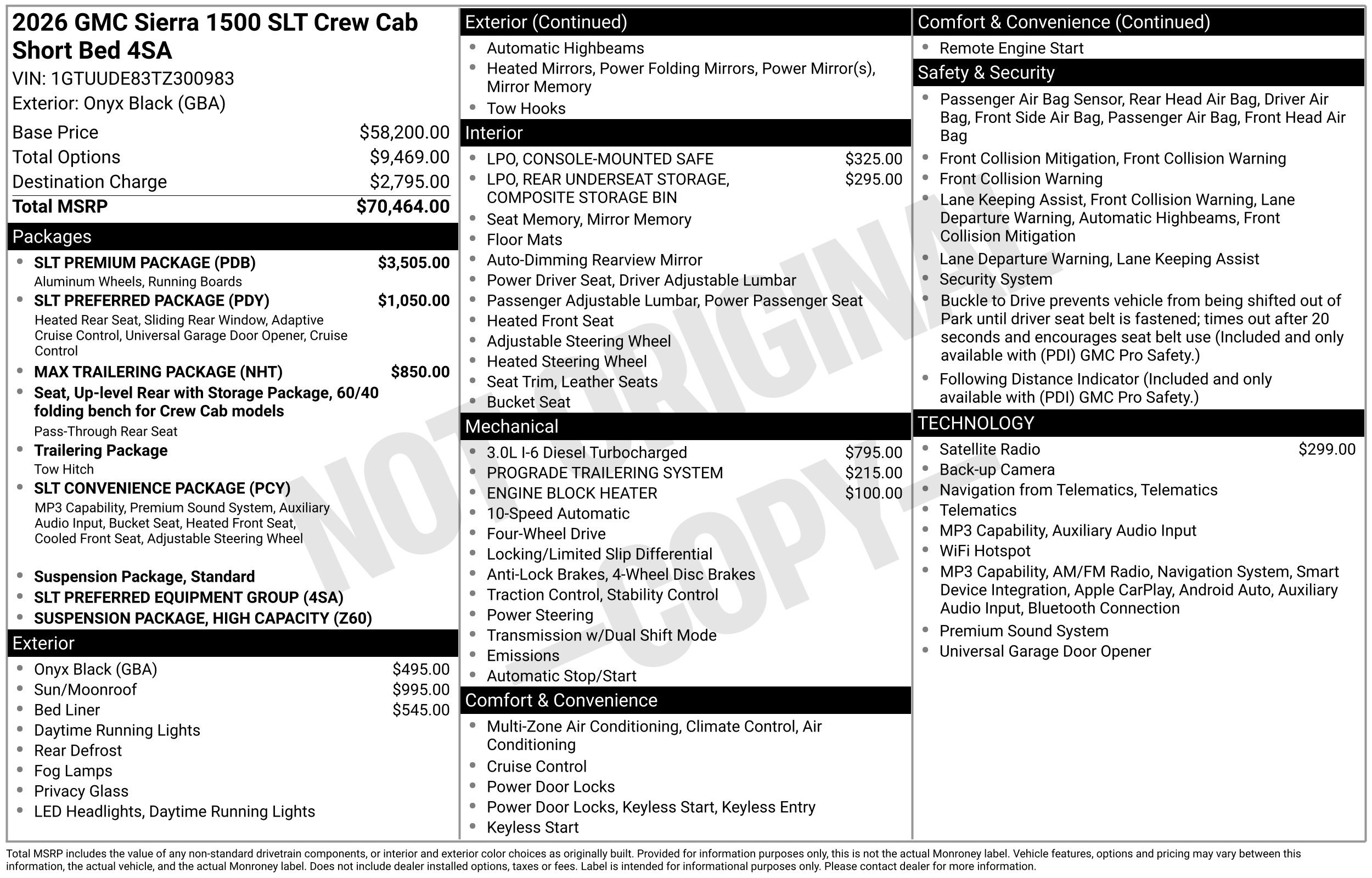New 2026 GMC Sierra 1500 SLT w/ SLT Premium Package AWD/4WD image 45