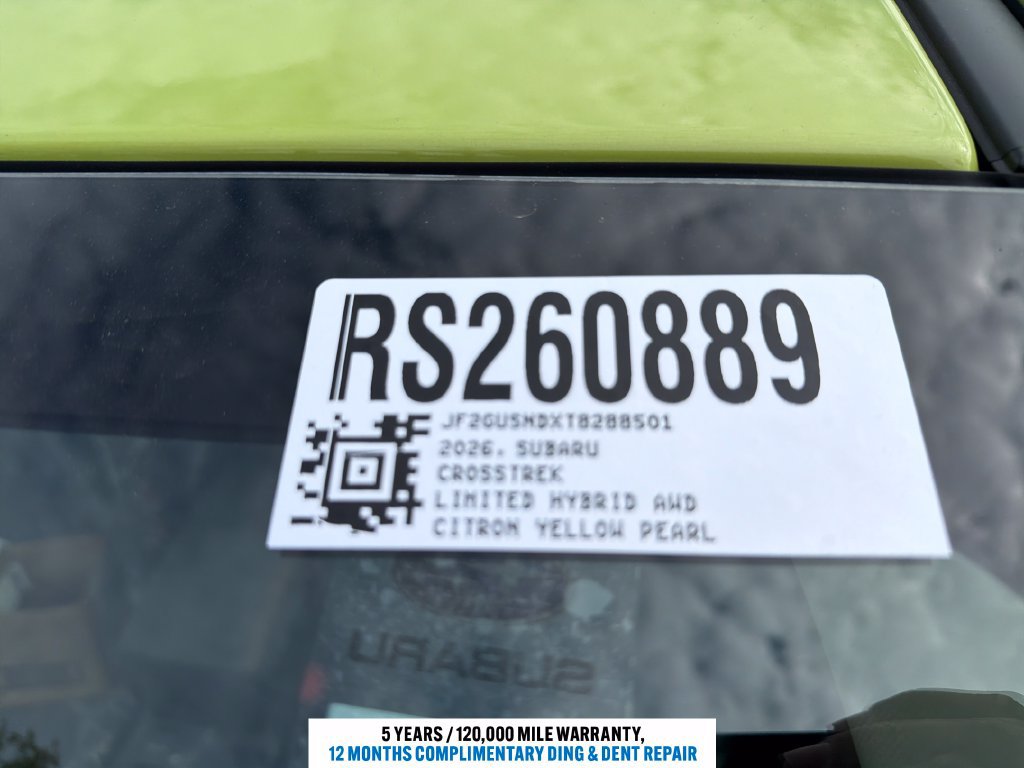 New 2026 Subaru Crosstrek 2.5i Limited AWD/4WD image 12