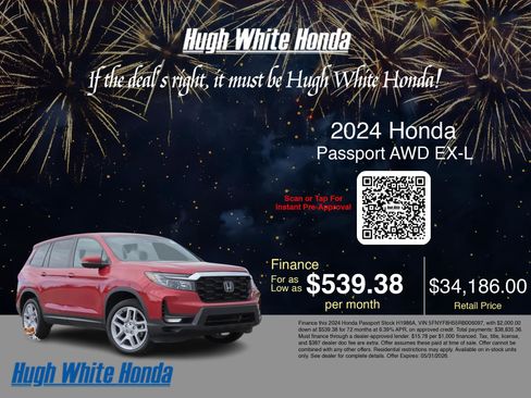 Used 2024 Honda Passport EX-L image 3