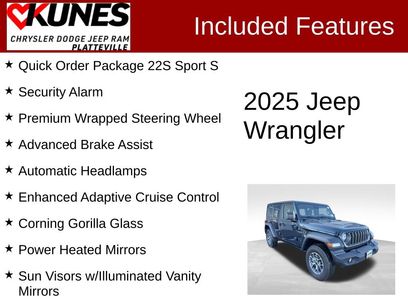 New 2025 Jeep Wrangler Sport S