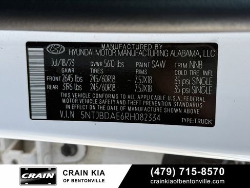 Used 2024 Hyundai Santa Cruz SEL image 32