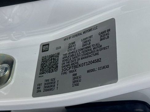 New 2026 Chevrolet Colorado W/T AWD/4WD image 35