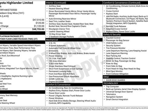 Used 2019 Toyota Highlander Limited Platinum image 14