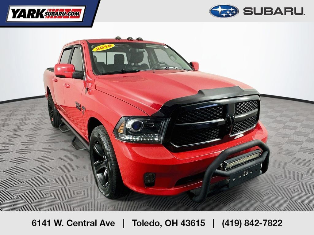 Used 2018 RAM 1500 Sport w/ Quick Order Package 26Q Night AWD/4WD 360° Tour