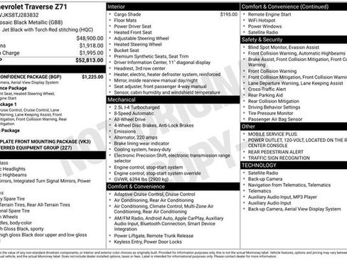 New 2026 Chevrolet Traverse Z71 w/ Driver Confidence Package image 26