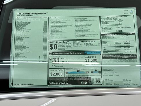 New 2026 BMW 530i RWD image 29