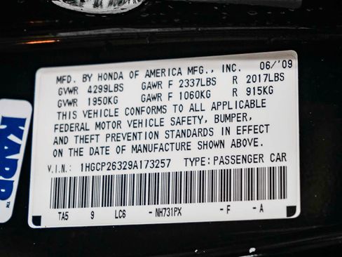 Used 2009 Honda Accord LX image 31