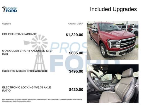 New 2025 Ford F150 Lariat w/ FX4 Off-Road Package image 29