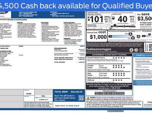 New 2026 Ford Escape Base w/ PHEV Premium Package image 5
