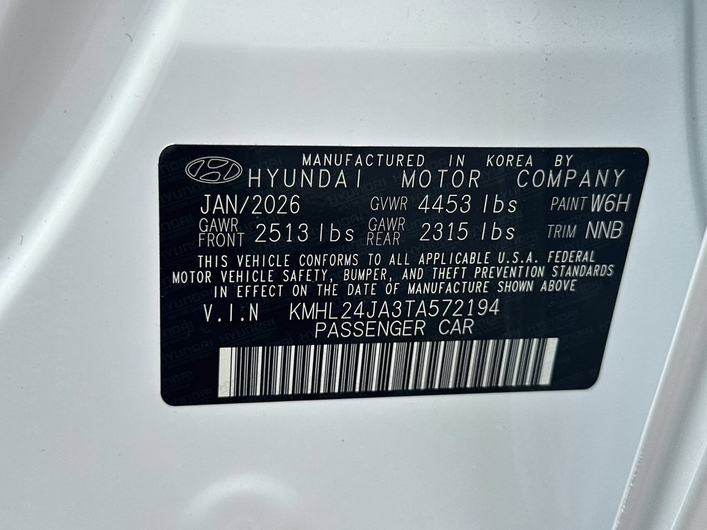 New 2026 Hyundai Sonata SE FWD image 25