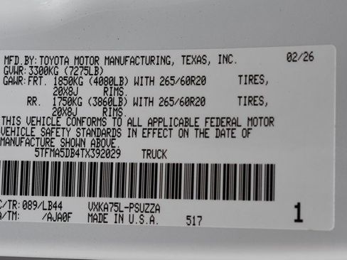 New 2026 Toyota Tundra 1794 Edition AWD/4WD image 17