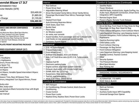 Used 2021 Chevrolet Blazer LT image 7