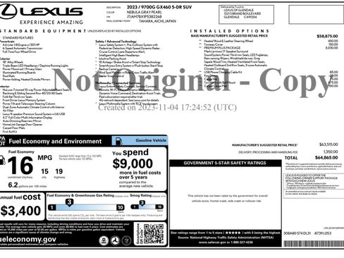 Used 2023 Lexus GX 460 Premium w/ Premium Plus Package AWD/4WD image 61