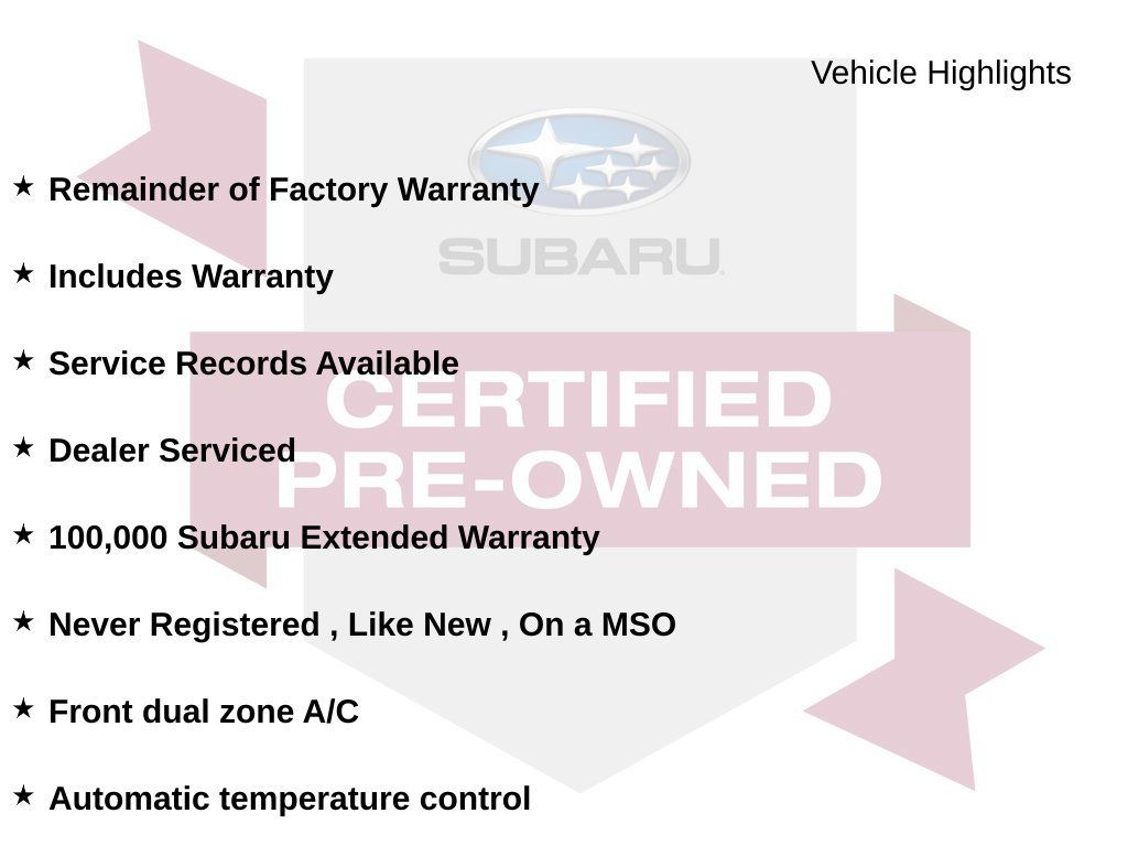 Certified 2025 Subaru Crosstrek 2.5i Limited AWD/4WD image 9