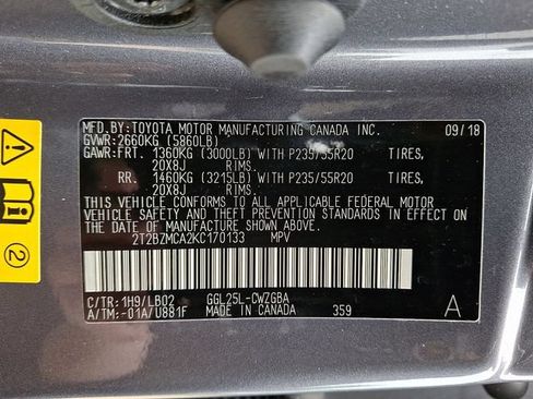 Used 2019 Lexus RX 350 AWD w/ Navigation Package image 27