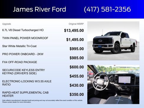 New 2026 Ford F350 Platinum w/ FX4 Off-Road Package AWD/4WD image 5