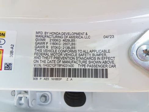 Certified 2023 Honda Accord Sport image 26