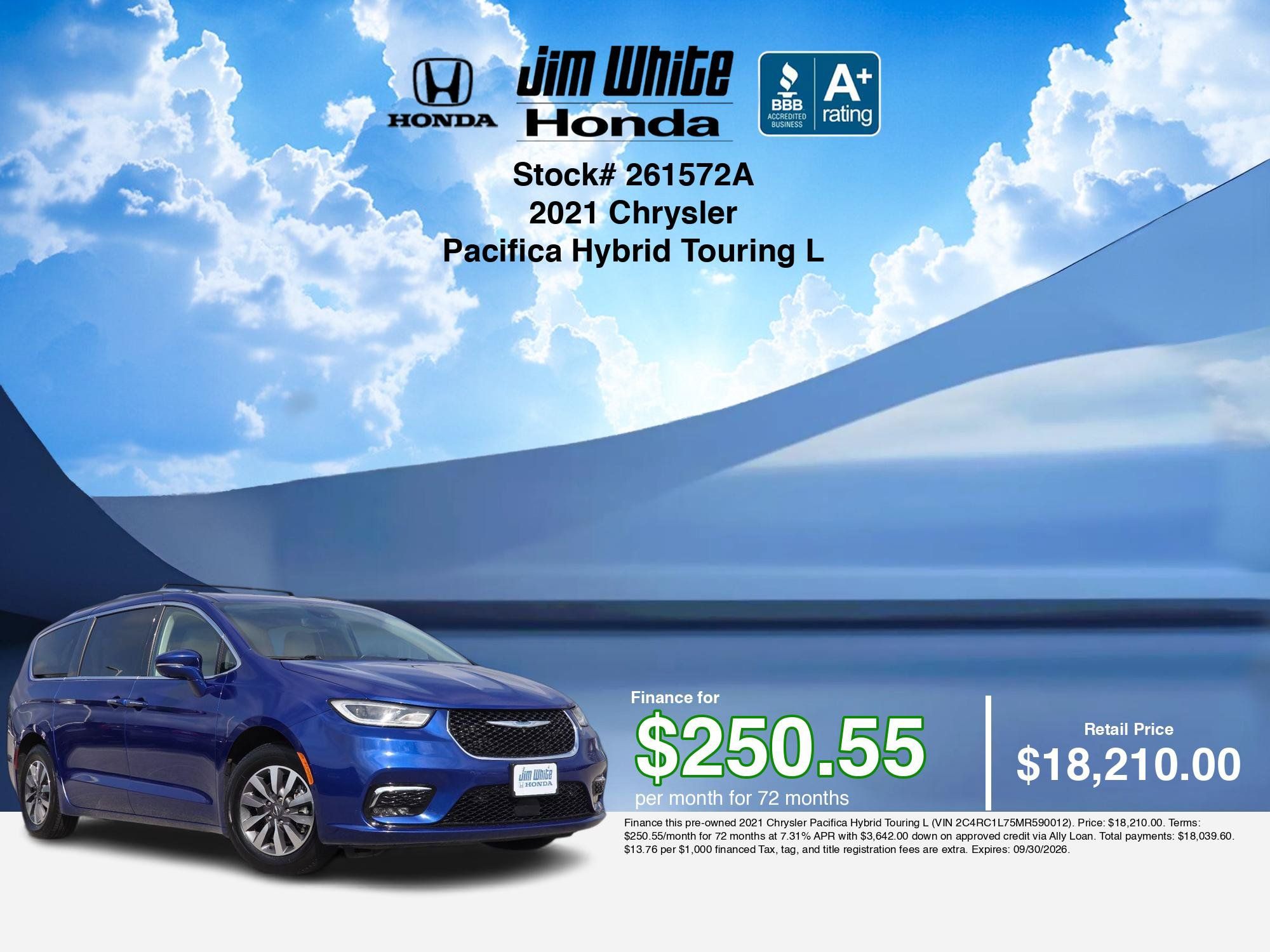 Used 2021 Chrysler Pacifica Touring-L FWD image 31
