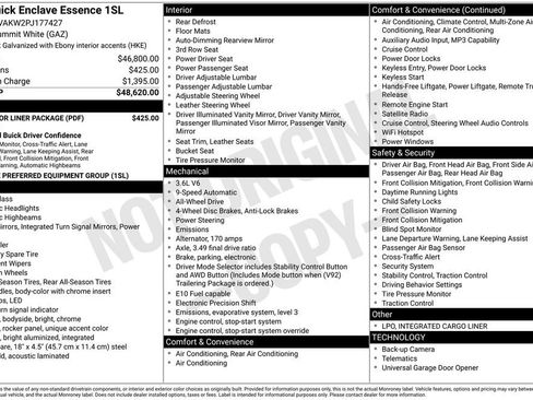 Used 2023 Buick Enclave Essence w/ LPO, Floor Liner Package image 24