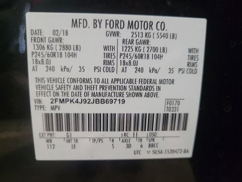 Used 2018 Ford Edge SEL w/ Equipment Group 201A AWD/4WD image 33