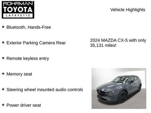 Used 2024 MAZDA CX-5 Carbon Edition AWD/4WD image 7
