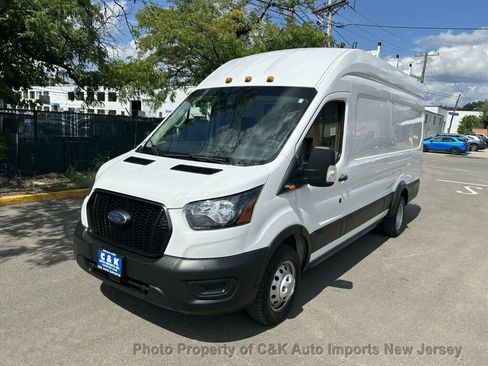 Used 2022 Ford Transit 350 148 High Roof Extended DRW RWD image 2